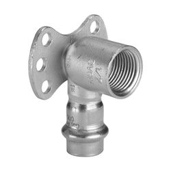 Viega Sanpress Inox G Wandscheibe 0225.5, d. 22mm x Rp 3/4", Stahl nichtrostend... VIEGA-493974 4015211493974 (Abb. 1)