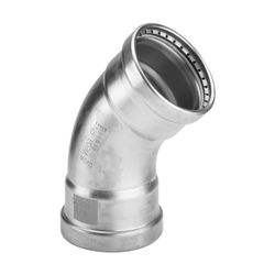 Viega Sanpress Inox G XL-Bogen 45 Grad 0226XL, 88,9mm, Stahl nichtrostend... VIEGA-578275 4015211578275 (Abb. 1)