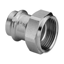 Viega Sanpress Inox G Anschlussverschraubung SC-Contur 0263.1 für Gas, d. 22mm x G 1", St... VIEGA-735838 4015211735838 (Abb. 1)