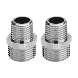 Viega Adapterset 1022.6 für Ventilheizkörper Rp 1/2", R 1/2" x G 3/4", Messing matt-verni... VIEGA-153687 4015211153687 (Abb. 1)