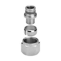 Viega Klemmringverschraubung 1022 für Fremdrohr, PE-Xc-Rohr, 16x2mm, Messing... VIEGA-102098 4015211102098 (Abb. 1)