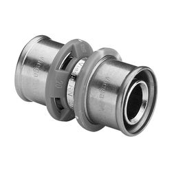 Viega Viegatherm P Kupplung 1030P d. 14mm, Messing vernickelt... VIEGA-300289 4015211300289 (Abb. 1)