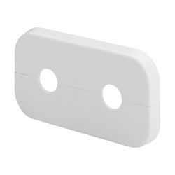Viega Doppelrosette 1079.6 für HK-Anschluss, 110x60x10x15mm, Stichmaß 50mm, Kunststoff, R... VIEGA-135959 4015211135959 (Abb. 1)