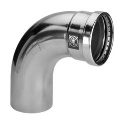 Viega Prestabo XL Bogen I/A 90 Grad mit SC-Contur 1116.1XL, 108mm, Stahl verzinkt... VIEGA-597672 4015211597672 (Abb. 1)