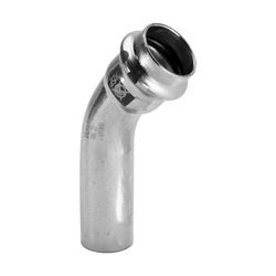Viega Bogen 45 Grad mit SC Prestabo 1126.1LF in LABS-frei in 18mm... VIEGA-716011 4015211716011 (Abb. 1)