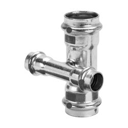 Viega Prestabo Kreuzstück mit SC-Contur 1148, d. 28x15mm, Stahl verzinkt... VIEGA-601171 4015211601171 (Abb. 1)