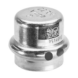 Viega Prestabo LF Verschlusskappe mit SC-Contur 1156LF, d. 22mm, labs-frei... VIEGA-716769 4015211716769 (Abb. 1)
