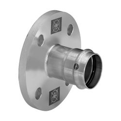 Viega Prestabo Flanschübergang 1159.1, d. 54mm, 4 Bohrungen, Stahl verzinkt... VIEGA-642402 4015211642402 (Abb. 1)