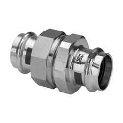Viega Prestabo Verschraubung mit SC-Contur 1160, flachdichtend, d. 35mm, Stahl verzinkt... VIEGA-559342 4015211559342 (Abb. 1)