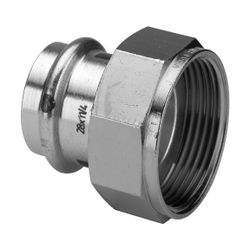 Viega Prestabo Anschlussverschraubung mit SC-Contur 1163, d. 54mm x G 2 3/8", Stahl verzi... VIEGA-559236 4015211559236 (Abb. 1)