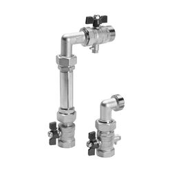 Viega Wärmemengenzählerset senkrecht 1288.1 für Fonterra-​Flächentemperierung, G 1"/G 3/4... VIEGA-610081 4015211610081 (Abb. 1)