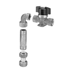 Viega Anschlussset für Wasserzähler 2026.9, R 3/4", Messing... VIEGA-277529 4015211277529 (Abb. 1)