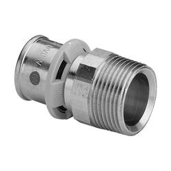 Viega Sanfix P Übergangsstück mit SC-Contur 2111, d. 40mm x R 1 1/4", Rotguss... VIEGA-566357 4015211566357 (Abb. 1)