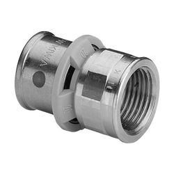 Viega Sanfix P Übergangsstück mit SC-Contur 2112, d. 32mm x Rp 1", Rotguss... VIEGA-566456 4015211566456 (Abb. 1)