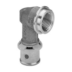 Viega Sanfix P Übergangsbogen 90 Grad mit SC-Contur 2114.11, d. 20mm x Rp 1/2", Rotguss... VIEGA-313746 4015211313746 (Abb. 1)