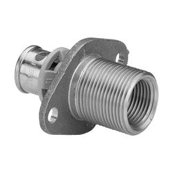Viega Sanfix P Wanddurchführung mit SC-Contur 2132.3, d. 16mm x Rp 1/2", Länge 30mm, Rotg... VIEGA-304065 4015211304065 (Abb. 1)