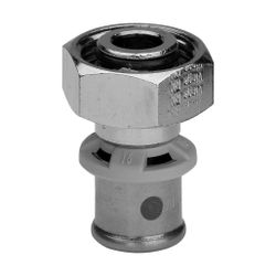 Viega Sanfix P Anschlussverschraubung mit SC-Contur 2181, d. 16mm x G 3/4" Rotguss/Überwu... VIEGA-478063 4015211478063 (Abb. 1)