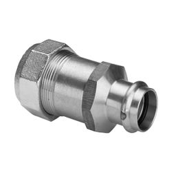Viega Sanpress Übergangsverschraubung mit SC-Contur 2215.6, d. 35mm x 1 1/4", Rotguss... VIEGA-588328 4015211588328 (Abb. 1)
