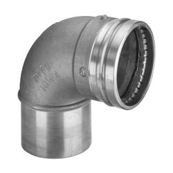 Viega Sanpress Bogen I/A 90 Grad mit SC-Contur 2216.1LF, labs-frei, d. 54mm, Rotguss... VIEGA-430061 4015211430061 (Abb. 1)