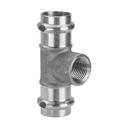 Viega Sanpress T-Stück mit SC-Contur 2217.2, d. 28mm x Rp 1/2" x d. 28mm, Siliziumbronze... VIEGA-119768 4015211119768 (Abb. 1)