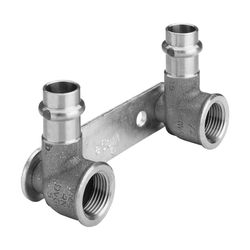 Viega Sanpress XL Montageeinheit mit SC-Contur 2222.2, d. 15mm x Rp 1/2" x 100mm, Siliziu... VIEGA-308674 4015211308674 (Abb. 1)