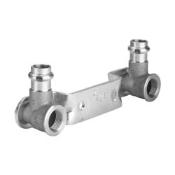 Viega Sanpress XL Montageeinheit mit SC-Contur 2222.6EX, d. 12mm x Rp 3/8" x 120mm, Siliz... VIEGA-357351 4015211357351 (Abb. 1)