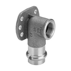 Viega Sanpress Wandscheibe mit SC-Contur 2225.5, d. 18mm x Rp 1/2", Siliziumbronze... VIEGA-281502 4015211281502 (Abb. 1)