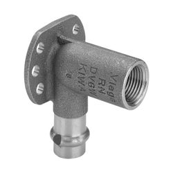 Viega Sanpress Wandscheibe mit SC-Contur 2225, d. 15mm x Rp 1/2", Länge 45mm, Siliziumbro... VIEGA-116552 4015211116552 (Abb. 1)