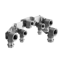 Viega Sanpress XL Montageeinheit mit SC-Contur 2229, Rp 1/2", Rotguss... VIEGA-309398 4015211309398 (Abb. 1)