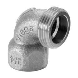 Viega Winkel 2255-713, G 3/4" x Rp 1", Rotguss... VIEGA-391027 4015211391027 (Abb. 1)