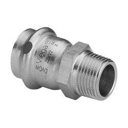 Viega Sanpress Inox Übergangsstück mit SC-Contur 2311, d. 28mm x R 1", Stahl nichtrostend... VIEGA-436520 4015211436520 (Abb. 1)