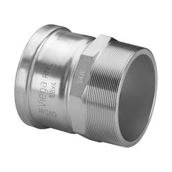 Viega Sanpress Inox XL LF Übergangsstück mit SC-Contur 2311XLLF, labs-frei, d. 88,9mm x R... VIEGA-665906 4015211665906 (Abb. 1)
