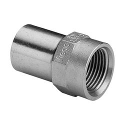 Viega Sanpress Inox XL LF Einsteckstück 2312.1, d. 15mm x Rp 1/2", Stahl nichtrostend... VIEGA-436797 4015211436797 (Abb. 1)