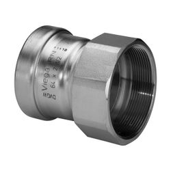 Viega Sanpress Inox XL Übergangsstück mit SC-Contur 2312XL, 64mm x Rp 2 1/2", Stahl nicht... VIEGA-619954 4015211619954 (Abb. 1)