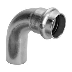 Viega Sanpress Inox XL LF Bogen I/A 90 Grad mit SC-Contur 2316.1LF, labs-frei, d. 15mm, S... VIEGA-664770 4015211664770 (Abb. 1)