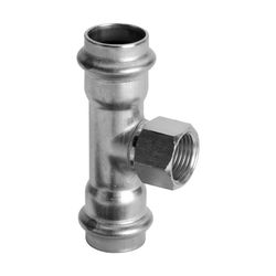 Viega Sanpress Inox T-Stück mit SC-Contur 2317.2, d. 28mm x Rp 1" x d. 28mm, Stahl nichtr... VIEGA-449506 4015211449506 (Abb. 1)