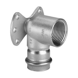 Viega Sanpress Inox Wandscheibe mit SC-Contur 2325.5, d. 18mm x Rp 1/2", Stahl nichtroste... VIEGA-437251 4015211437251 (Abb. 1)
