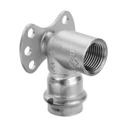 Viega Sanpress Inox LF Wandscheibe mit SC-Contur 2325.5LF, labs-frei, d. 28mm x Rp 1"... VIEGA-667108 4015211667108 (Abb. 1)