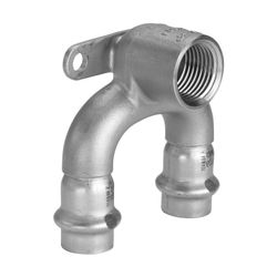 Viega Sanpress Inox XL LF Doppelwandscheibe mit SC-Contur 2325.7, d. 15mm x Rp 1/2" x d. ... VIEGA-693718 4015211693718 (Abb. 1)