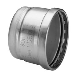 Viega Sanpress Inox XL Verschlusskappe 2356.1XL, d. 108mm, Stahl nichtrostend... VIEGA-557928 4015211557928 (Abb. 1)