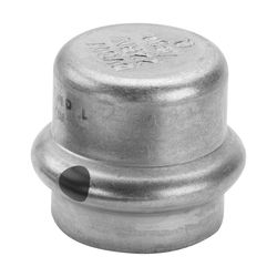 Viega Sanpress Inox Verschlusskappe SC-Contur 2356LF, labs-frei, d. 28mm, Stahl nichtrost... VIEGA-666828 4015211666828 (Abb. 1)