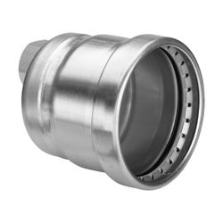 Viega Sanpress Inox XL LF Verschlusskappe SC-Contur 2356XLLF, labs-frei, d. 76,1mm, Stahl... VIEGA-666873 4015211666873 (Abb. 1)