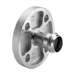 Viega Sanpress Inox XL LF Flanschübergang 2359, d. 35mm, 4 Bohrungen, Edelstahl... VIEGA-593339 4015211593339 (Abb. 1)