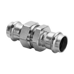 Viega Sanpress Inox LF-Verschraubung mit SC-Contur 2360LF, labs-frei, d. 15mm, Stahl nich... VIEGA-666538 4015211666538 (Abb. 1)