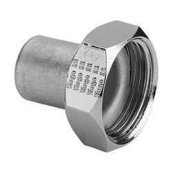 Viega Sanpress Inox Anschlussverschraubung I/A 2364, d. 22mm x G 1", Stahl nichtrostend... VIEGA-438203 4015211438203 (Abb. 1)