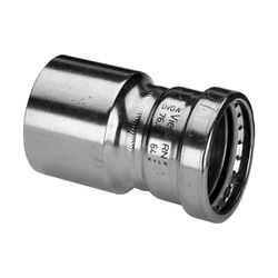 Viega Profipress XL Reduzierstück I/A mit SC-Contur 2415.1XL, d. 76,1x64mm, Kupfer... VIEGA-587505 4015211587505 (Abb. 1)