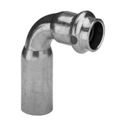 Viega Profipress Reduzierbogen I/A 90 Grad mit SC-Contur 2416.2, d. 15x12mm, Kupfer... VIEGA-629281 4015211629281 (Abb. 1)