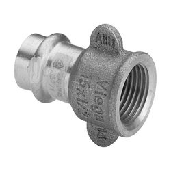 Viega Profipress G Übergangsstück mit SC-Contur 2612.3 für Gas, d. 15mm x Rp 1/2", Rotgus... VIEGA-346478 4015211346478 (Abb. 1)
