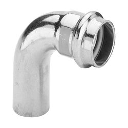 Viega Profipress G Bogen I/A 90 Grad mit SC-Contur 2616.1 für Gas d. 22mm, Kupfer... VIEGA-345556 4015211345556 (Abb. 1)