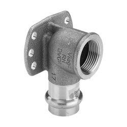 Viega Profipress G Wandscheibe mit SC-Contur 2625.5 für Gas, d. 12mm x Rp 1/2", Rotguss... VIEGA-348076 4015211348076 (Abb. 1)